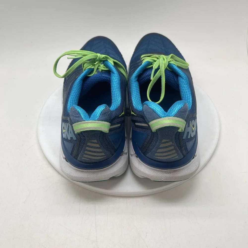 Hoka One One Sneakers Mens 10 Clifton 4 Blue 1016723 TBJGR Running Athletic Shoe